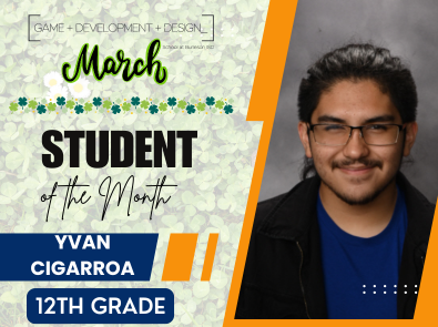  March Student of the Month Yvan Cigarroa